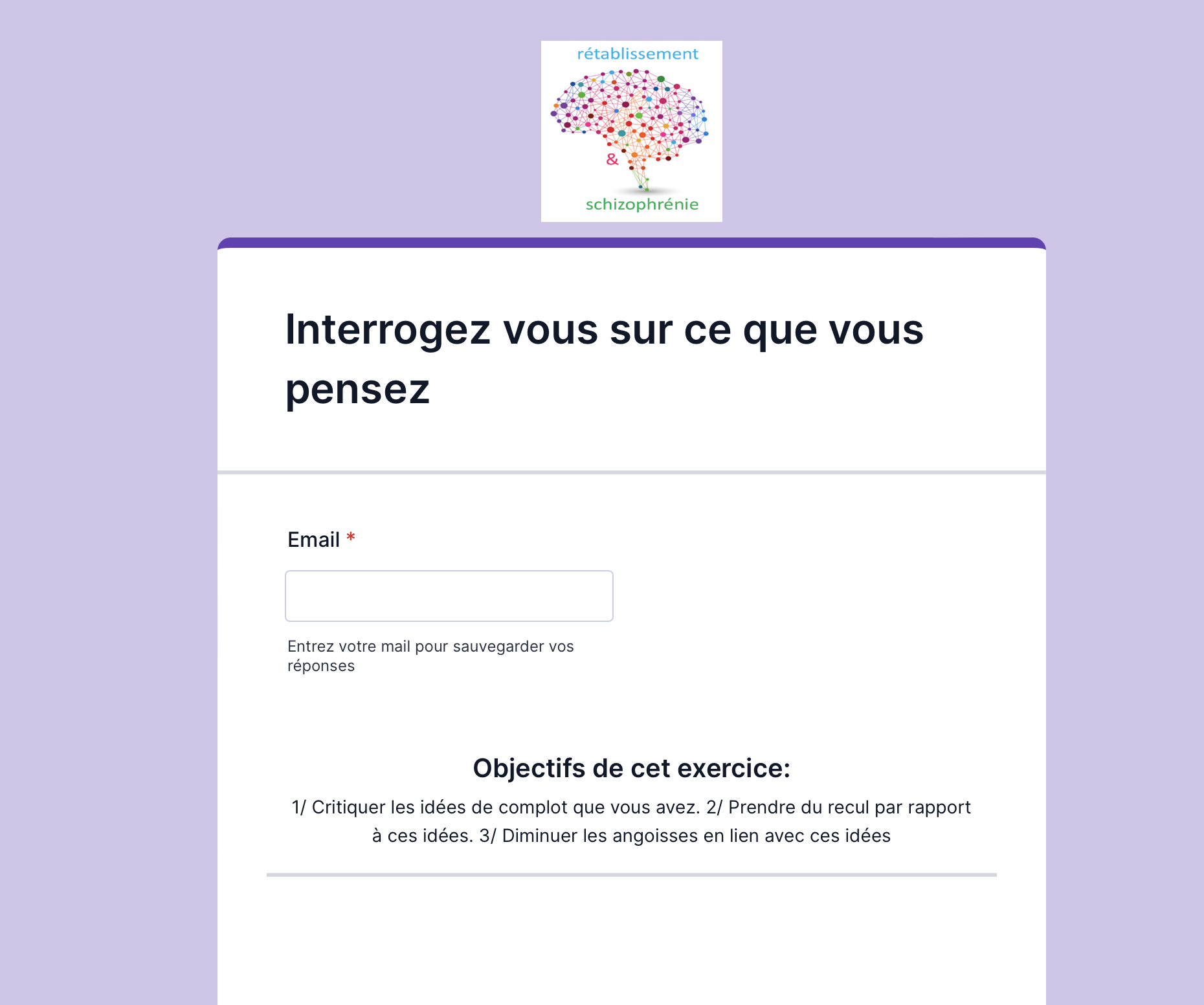 Interrogez vous sur ce que vous pensez