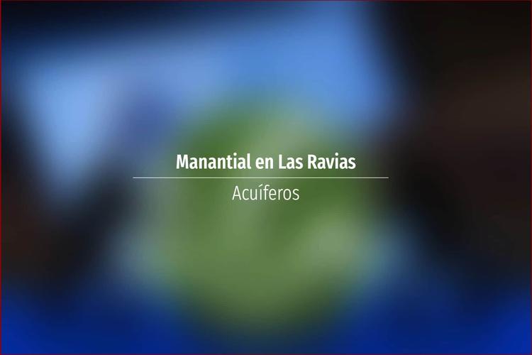 Manantial en Las Ravias