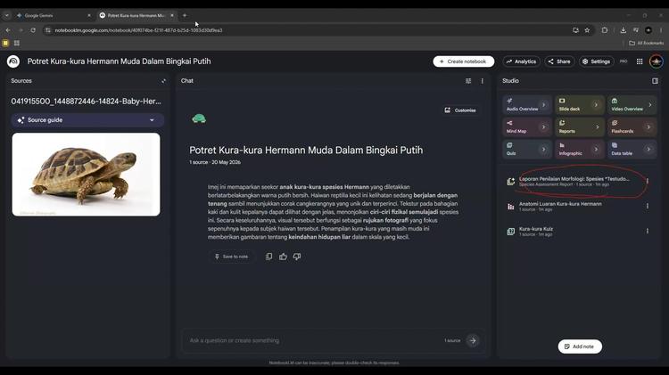 Hasilkan Pelbagai Bahan melalui 1 Source NotebookLM