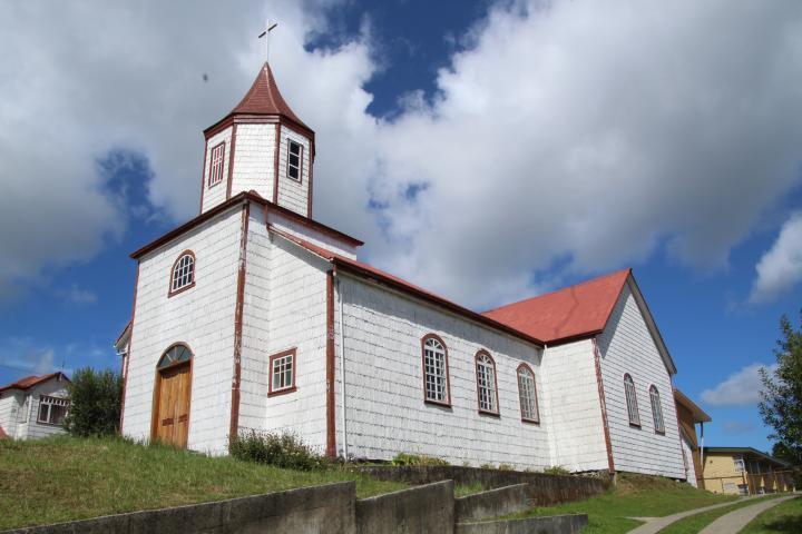 Iglesia San Francisco de Ancud en Ancud, Chiloé, Sur de Chile