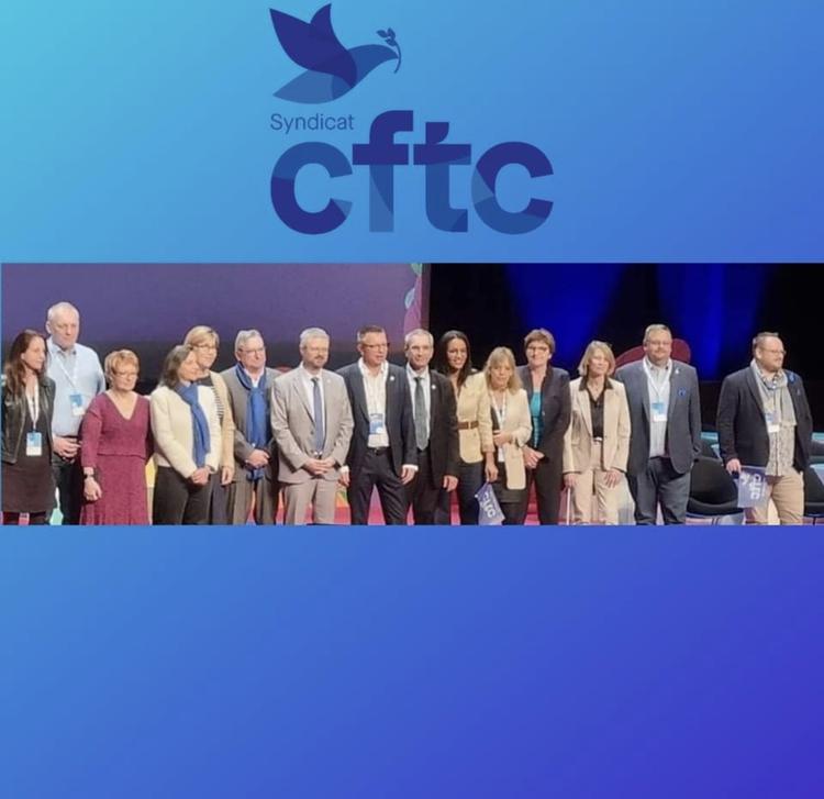 Congrès RENNES 2023 - Nouvelle équipe confédérale CFTC 