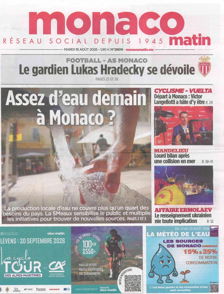 Assez d'eau demain à Monaco ?