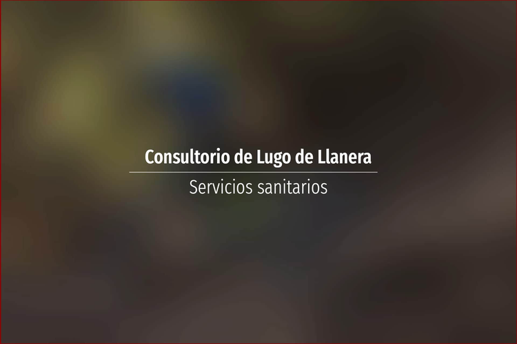 Consultorio de Lugo de Llanera