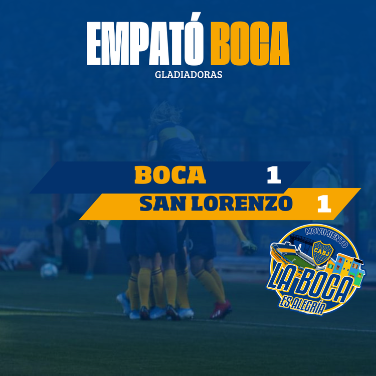 Empate de las Gladiadoras ante San Lorenzo