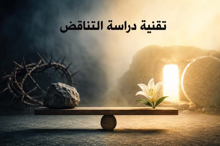 تقنيّة 27: دراسة التناقض (أو المفارقة الإنجيليّة)