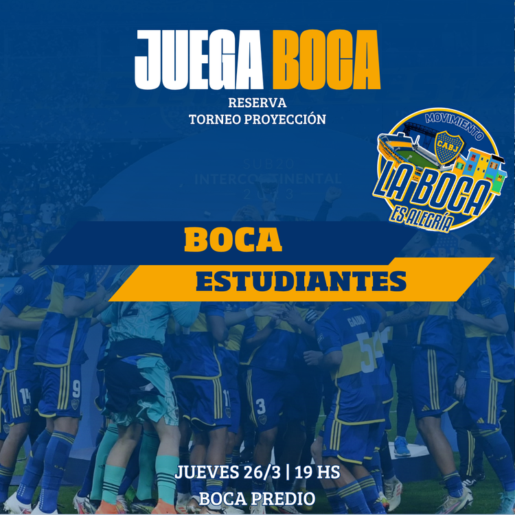 Los pibes enfrentan a Estudiantes... 