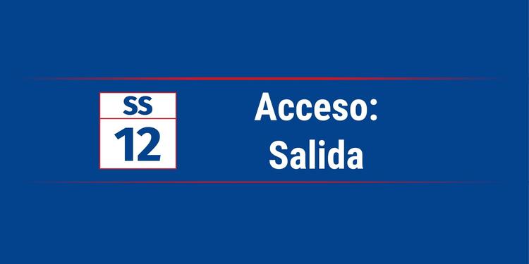 SS 12 | Salida | Trinidad 1