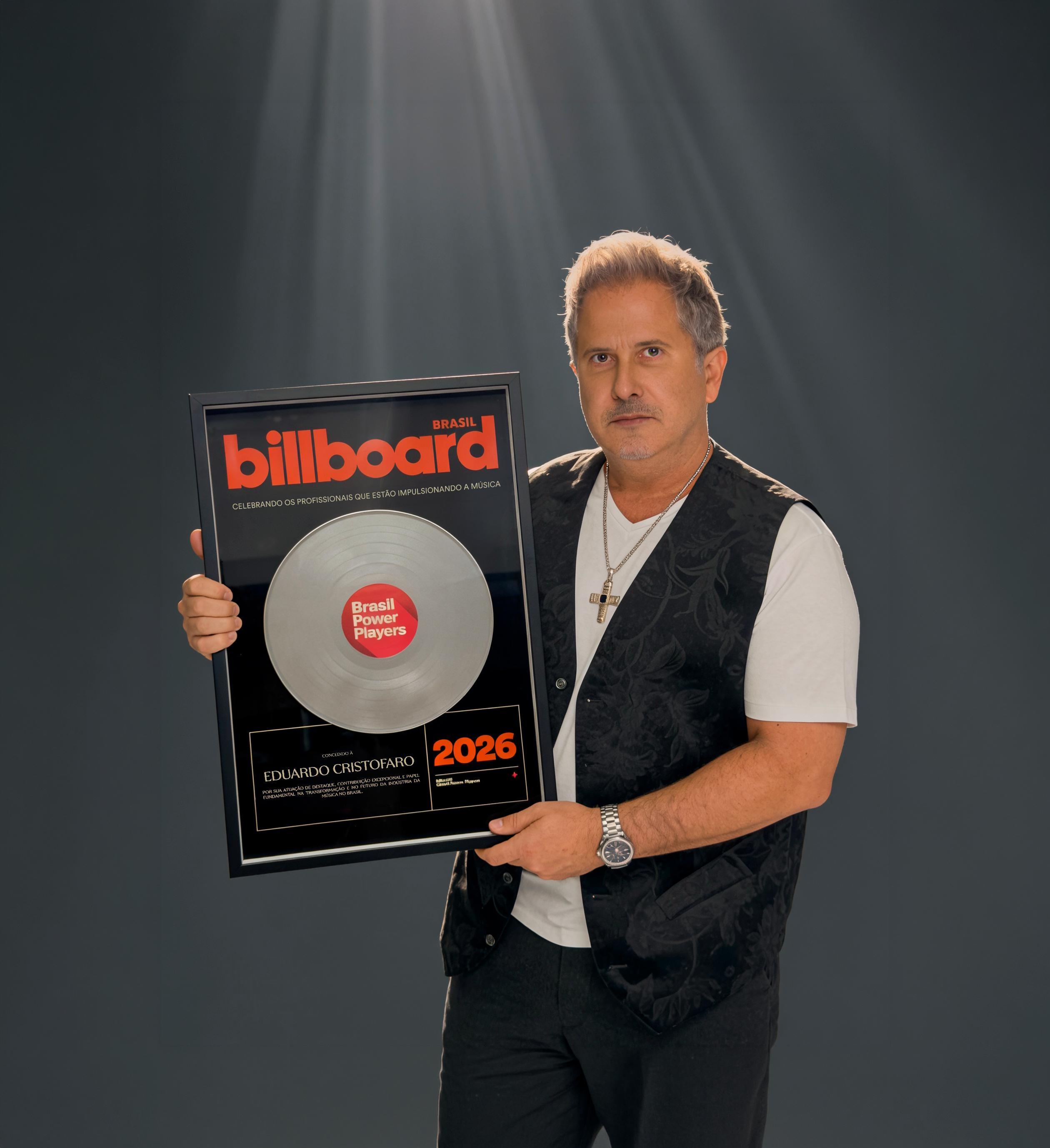 Eduardo Cristófaro, fundador da PromoAção, é reconhecido entre os 50 Power Players da Billboard Brasil