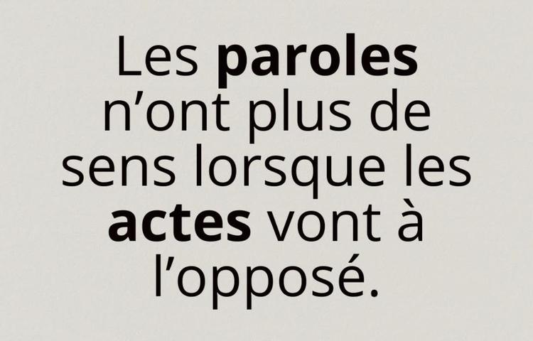 🔴 DES ENGAGEMENTS, DES ACTES !  