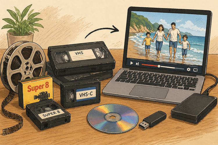 numérisation de bandes vidéo