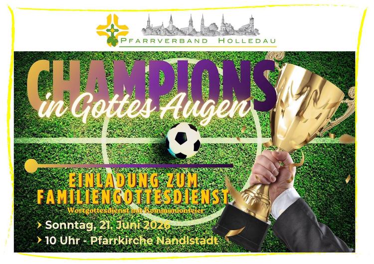 Champions in Gottes Augen Familiengottesdienst
