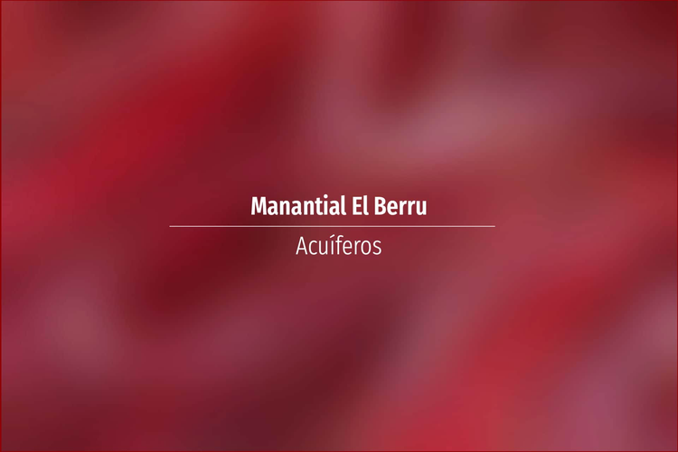 Manantial El Berru