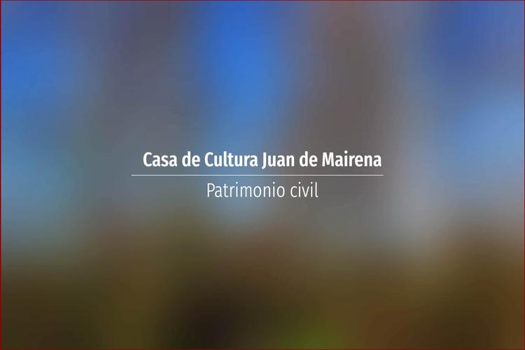 Casa de Cultura Juan de Mairena