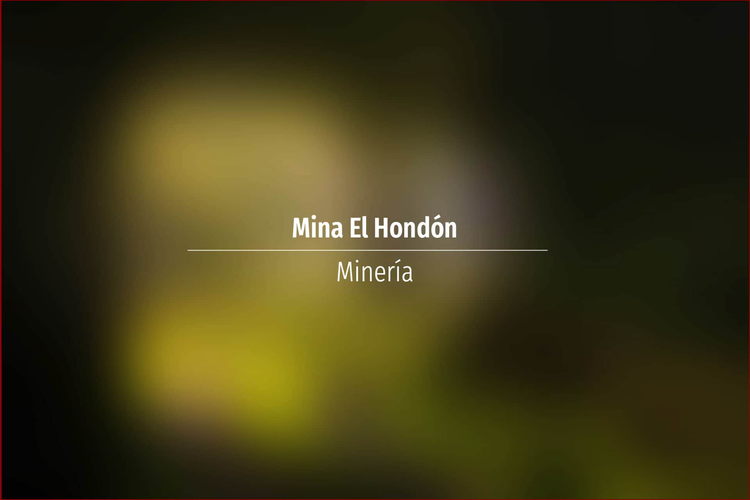 Mina El Hondón