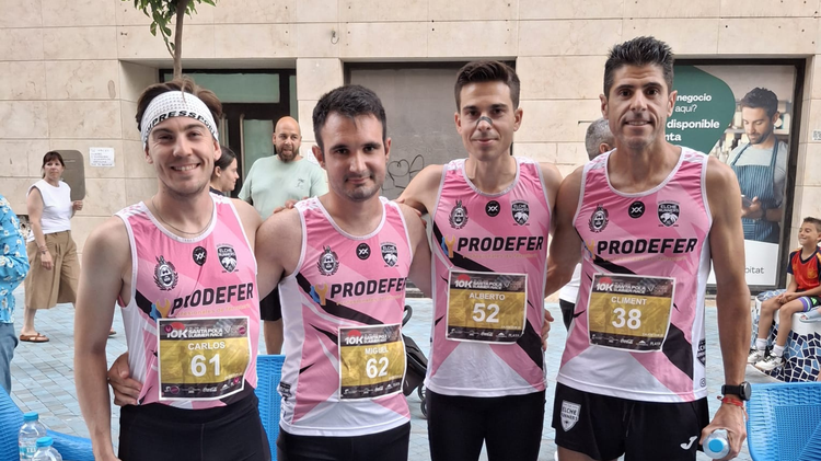 C.A. Elche Runners: segundo puesto por equipos en la 10K de Santa Pola