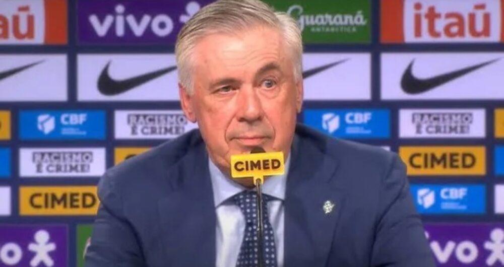 Ancelotti é procurado pela seleção da Itália, mas afirma desejo de continuar no Brasil