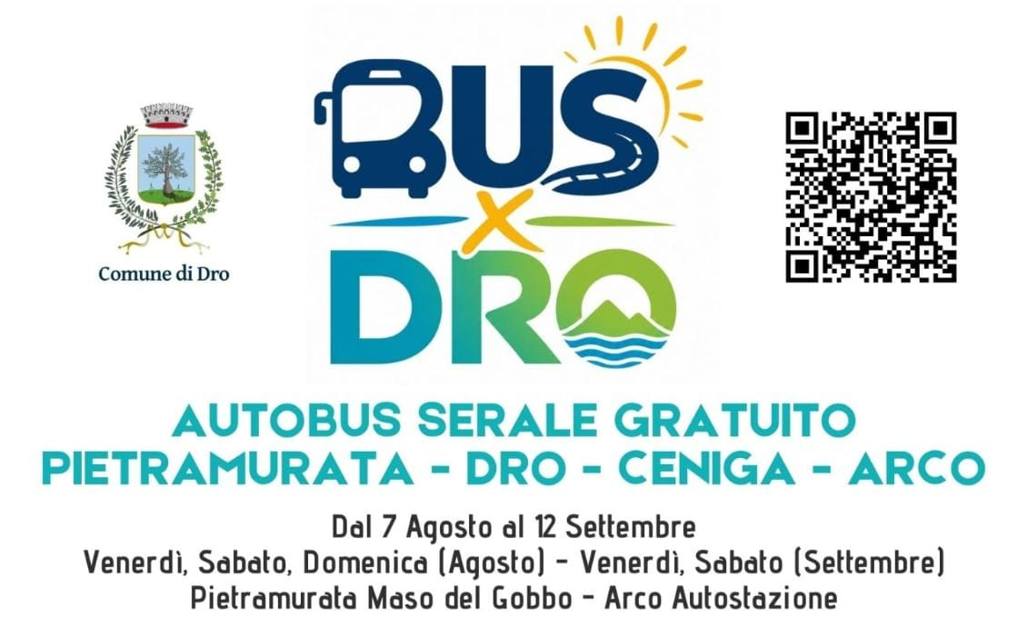 Bus x Dro | Autobus serale gratuito