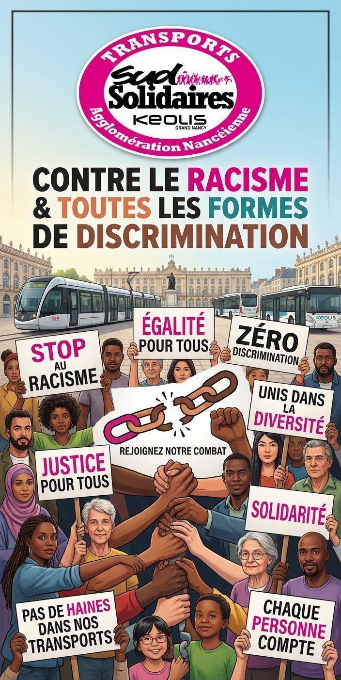 SUD Transports Urbains KEOLIS Nancy // Appel à la grève le 7 mai
