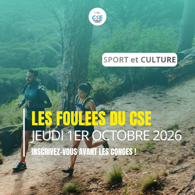 Les foulées du CSE : inscrivez vous avant les congés!