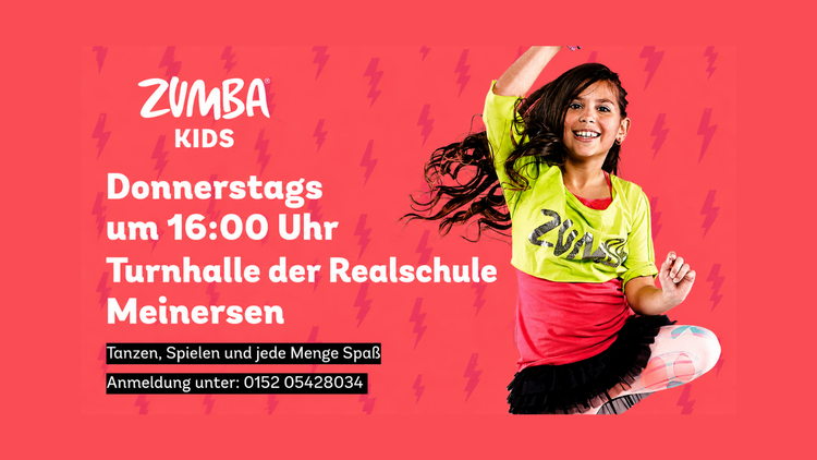 💃🎶&nbsp;NEU beim SV MAP Meinersen: Zumba® Mini Kids!&nbsp;🎶💃