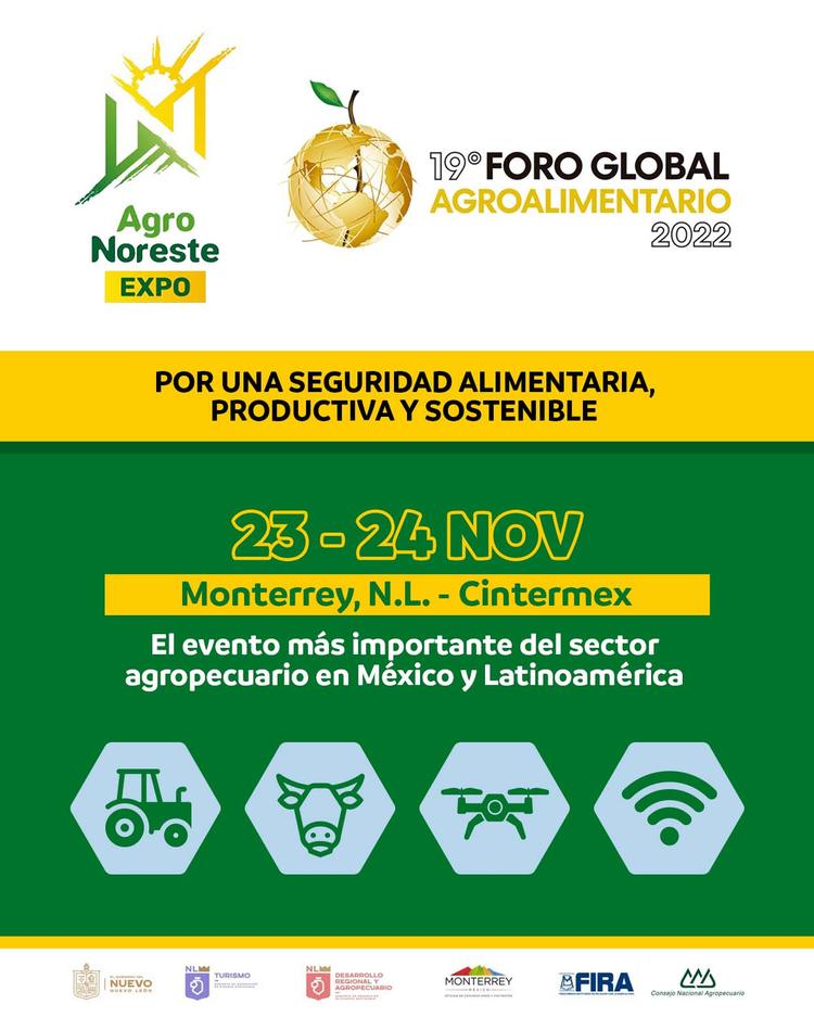 Invitación al Foro Global Agroalimentario 23 y 24 de Noviembre