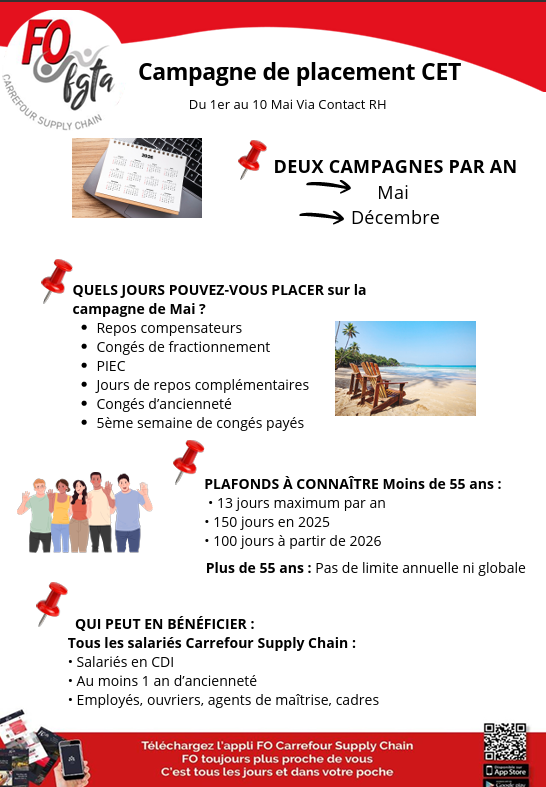 Campagne CET 2026