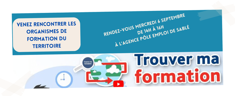 RENCONTR’FORMATION à Sablé-sur-Sarthe : Trouvez et validez votre projet professionnel