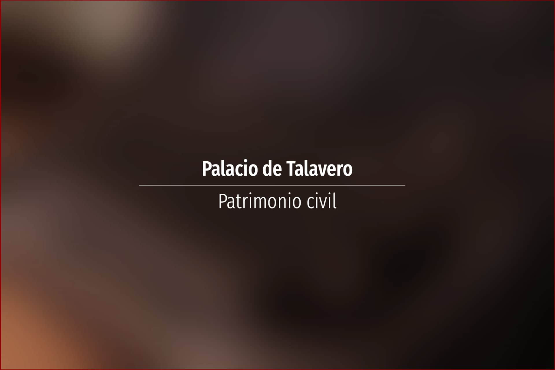 Palacio de Talavero