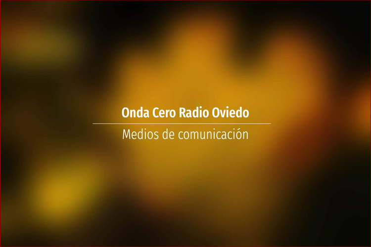 Onda Cero Radio Oviedo