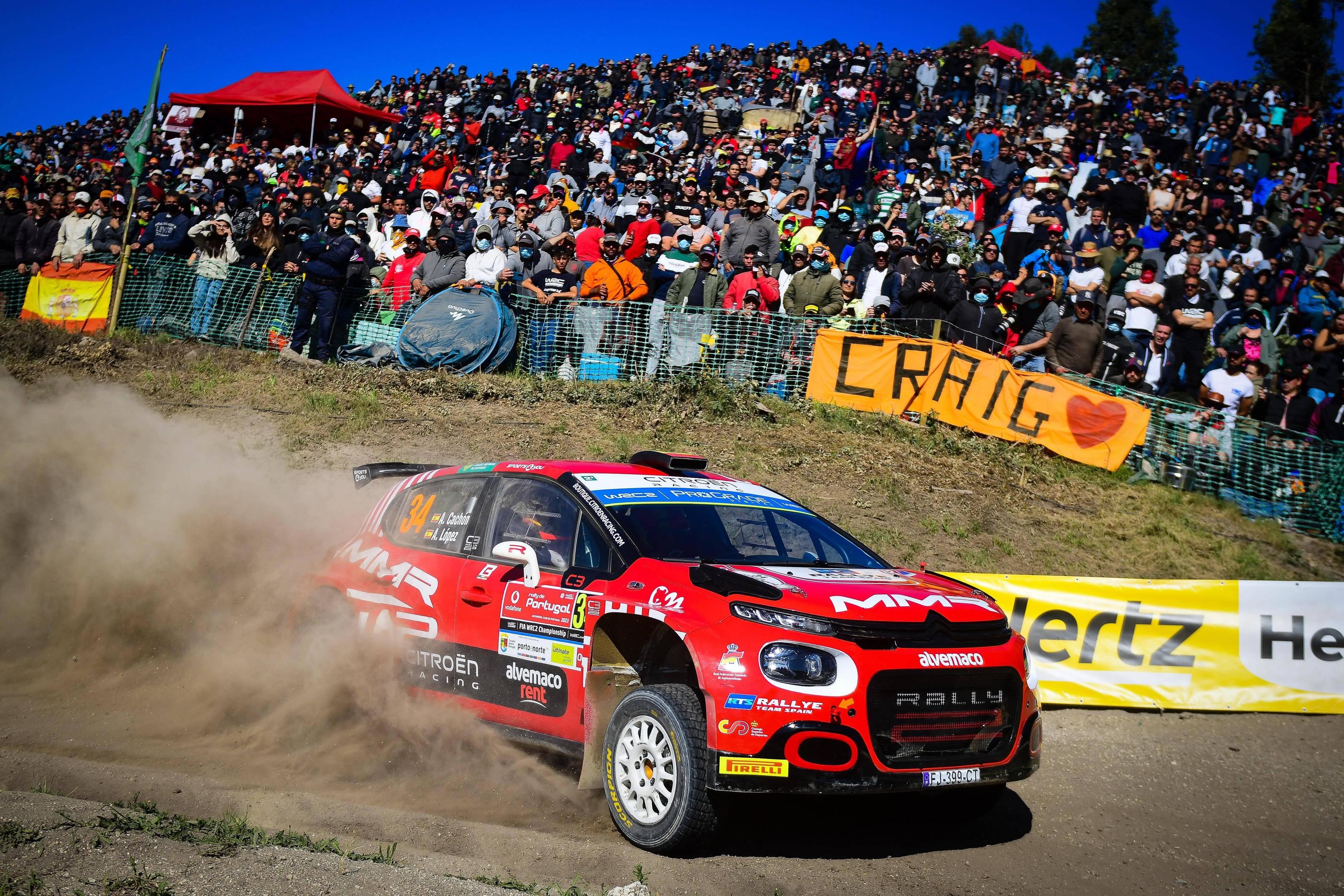 Valiosa experiencia para Alejandro Cachón en el Rallye de Portugal