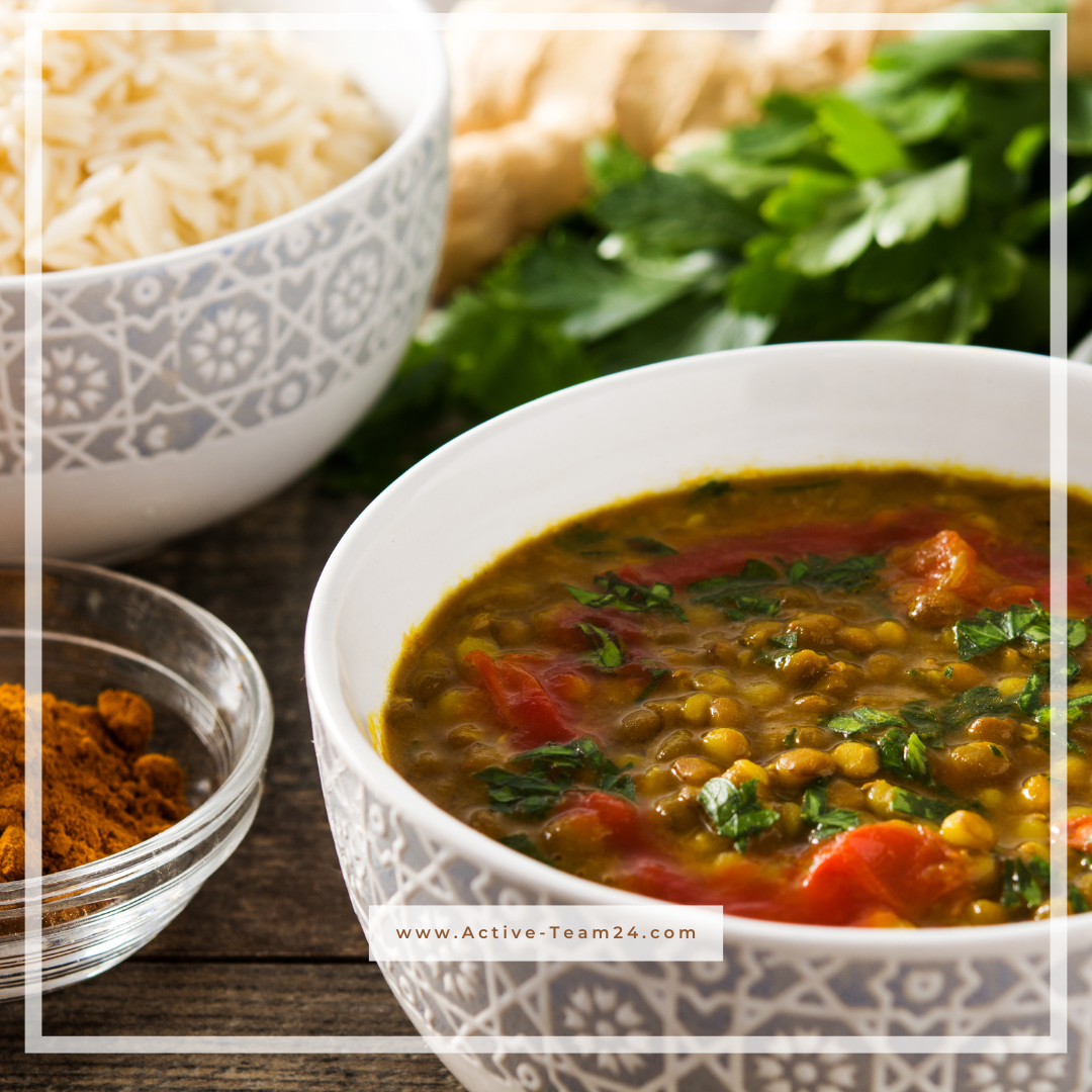 ZARTES LINSENCURRY MIT REIS