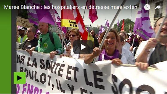 Marée Blanche : les hospitaliers en détresse manifestent à Paris