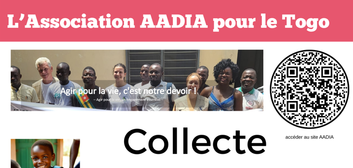 Collecte, vêtements, livres, fournitures ...