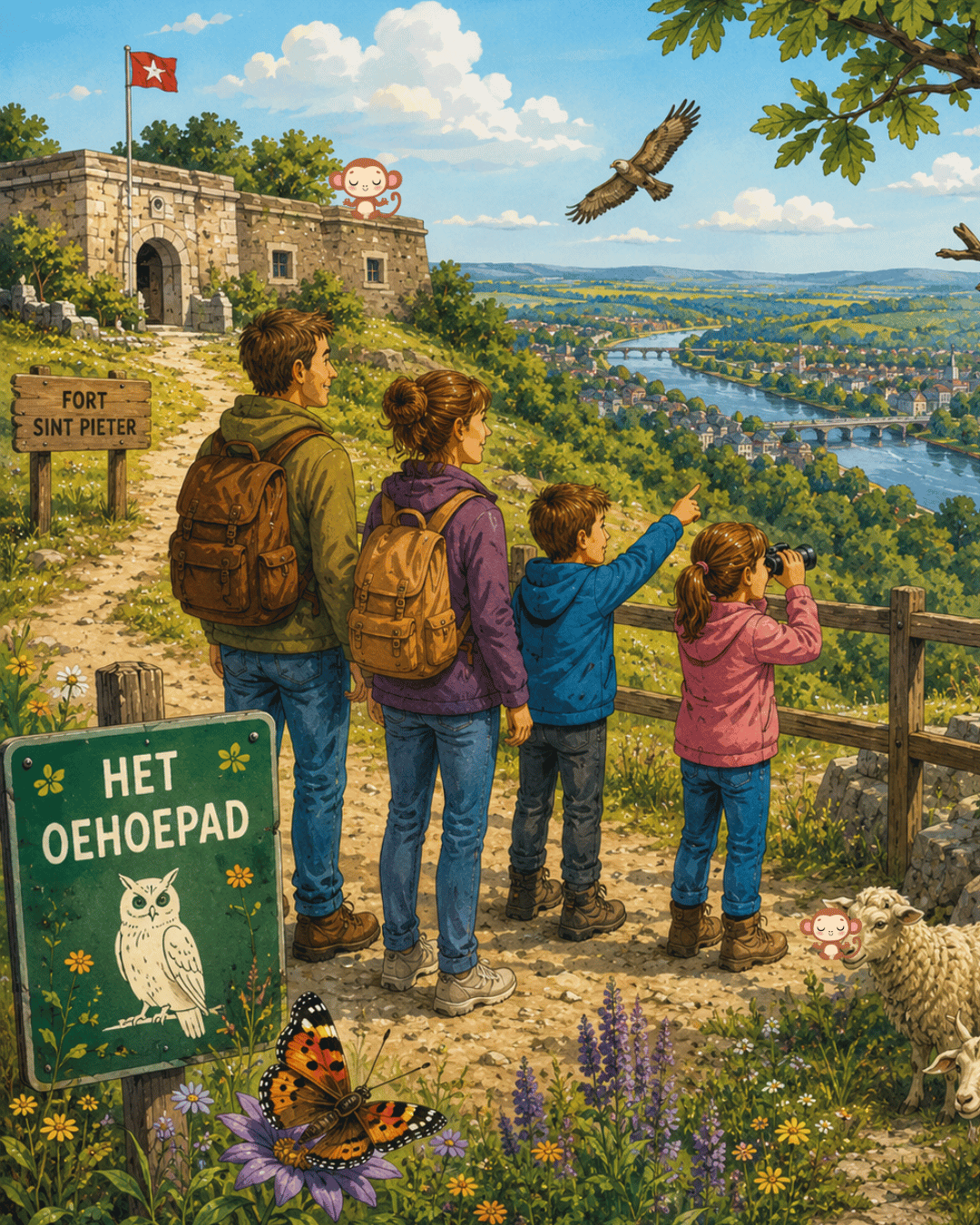 Maastricht - Het Oehoe-pad