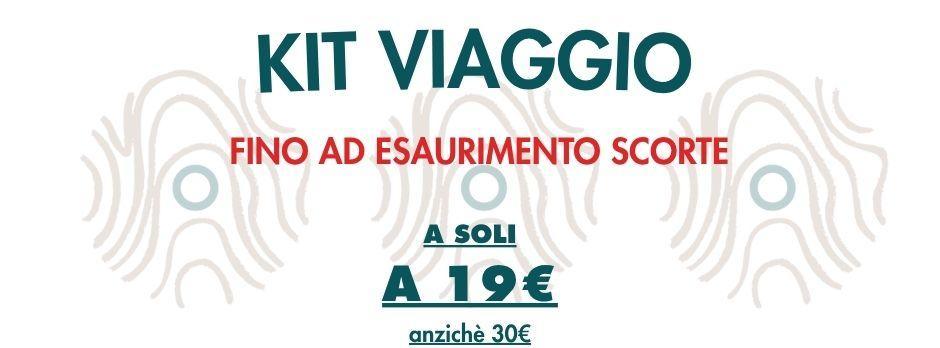 🎒 KIT VIAGGIO – L’essenziale da portare sempre con te!