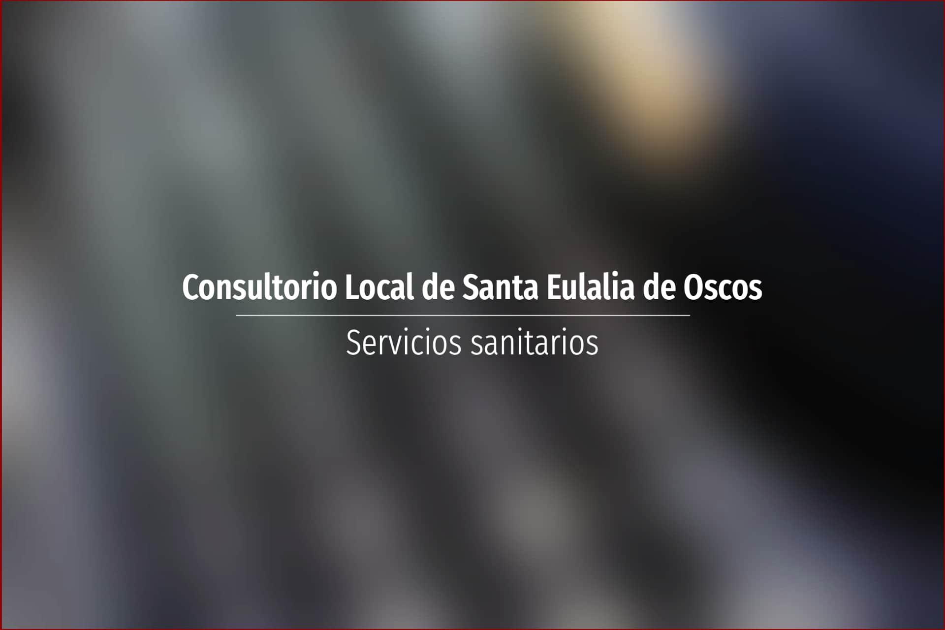 Consultorio Local de Santa Eulalia de Oscos