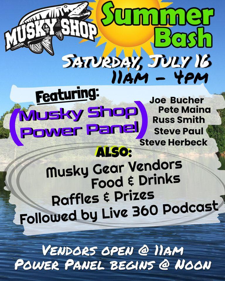 Rollie & Helen's Musky Shop Summer Bash - TOMORROW! 