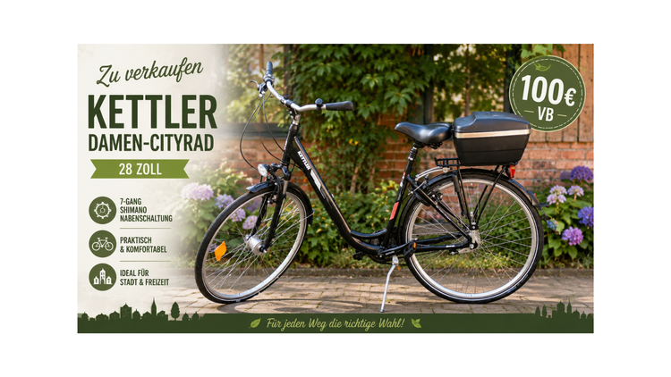 Kettler Damen-Cityrad zu verkaufen