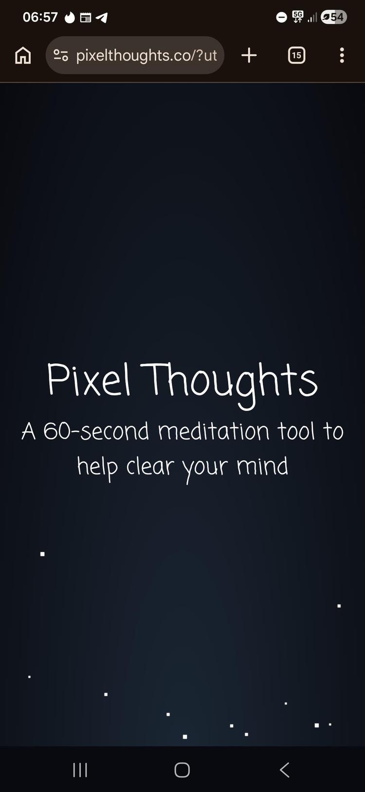 Pixel Thoughts