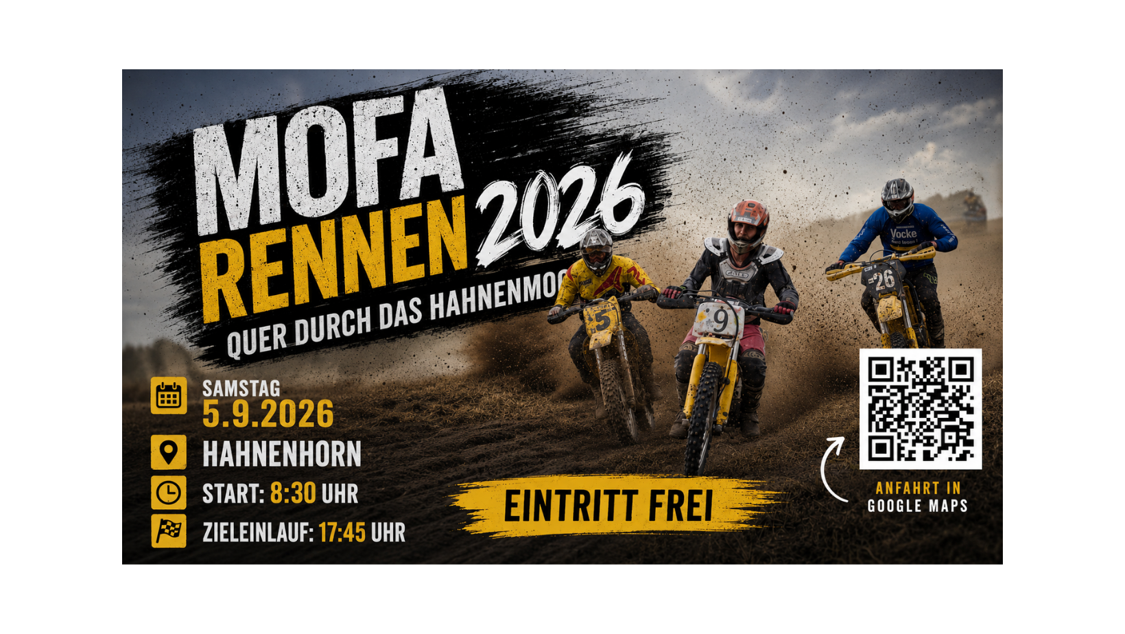Mofarennen 2026 - Quer durch das Hahnenmoor am 05.09.2026