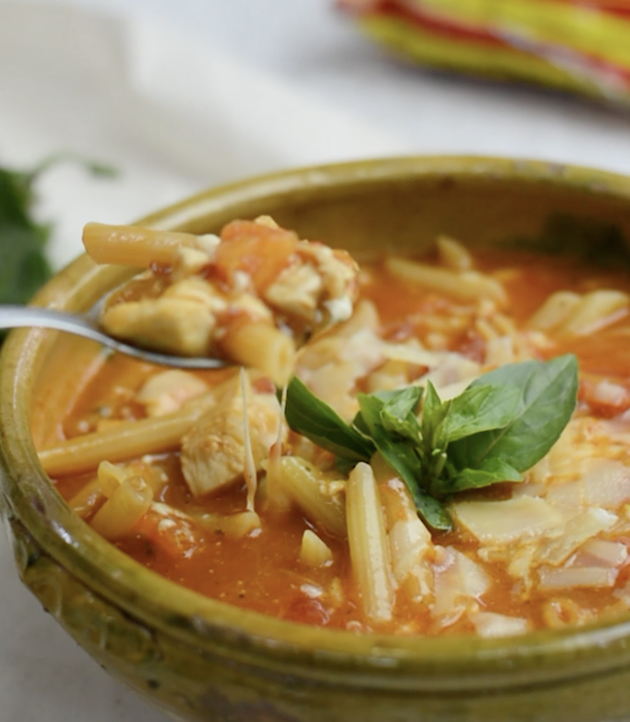 Sopa de Tomates con Queso 
