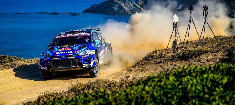 Korhonen aguanta a Virves y gana el WRC2 en Cerdeña por 0,7 segundos