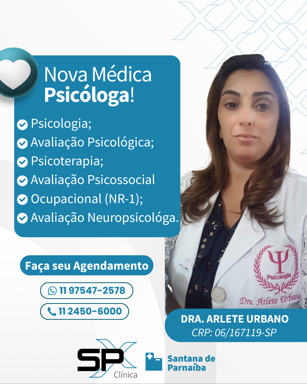🧠👩🏻‍⚕️ Nova Psicóloga na SPX: Atendimento para Todas as Idades!