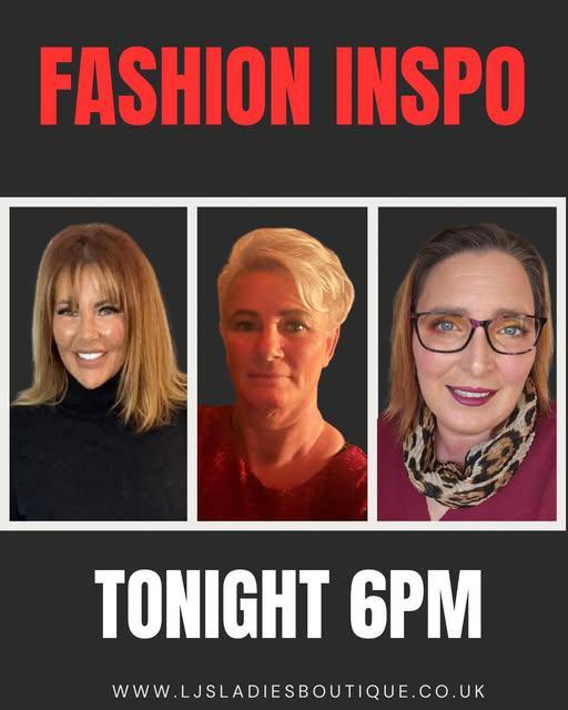 📣 JOIN TONIGHT FOR FASHION INSPIRATION LIVE! 🌟