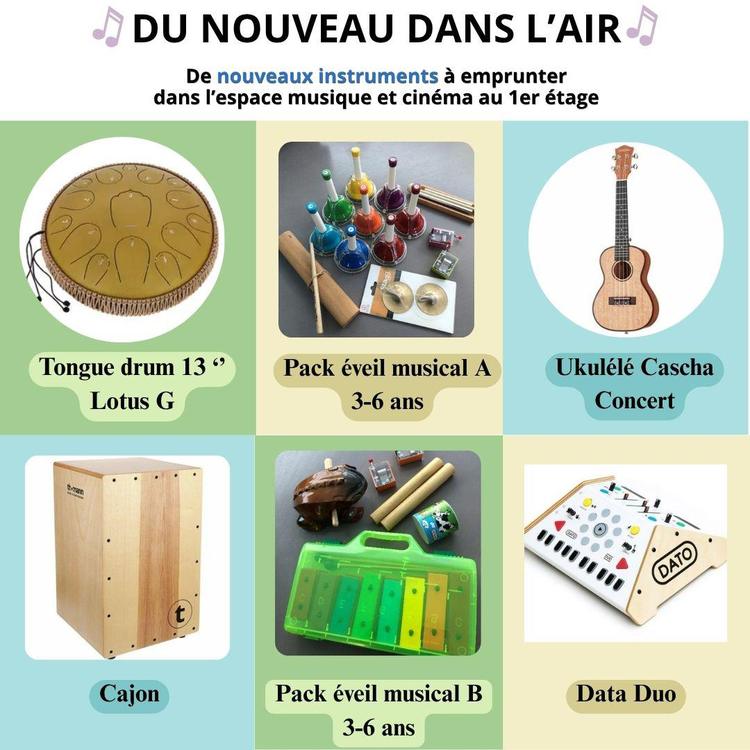 Instruments à emprunter