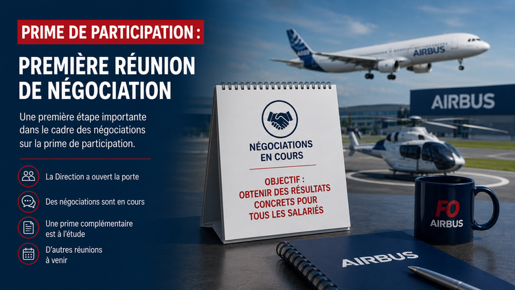 Première réunion de négociation "Accord de participation"