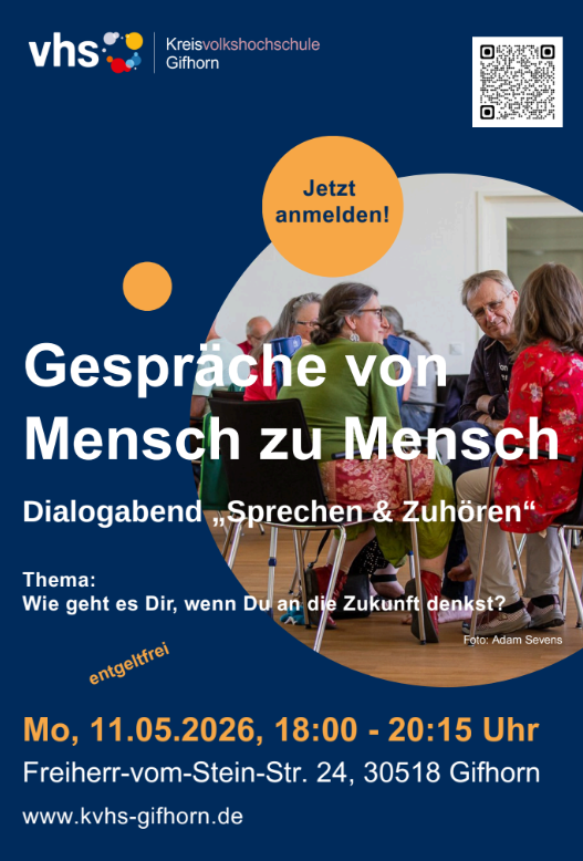 Dialogabend "Sprechen & Zuhören" - eine Kooperation der Kreisvolkshochschule mit dem Bürgernetzwerk Meinersen