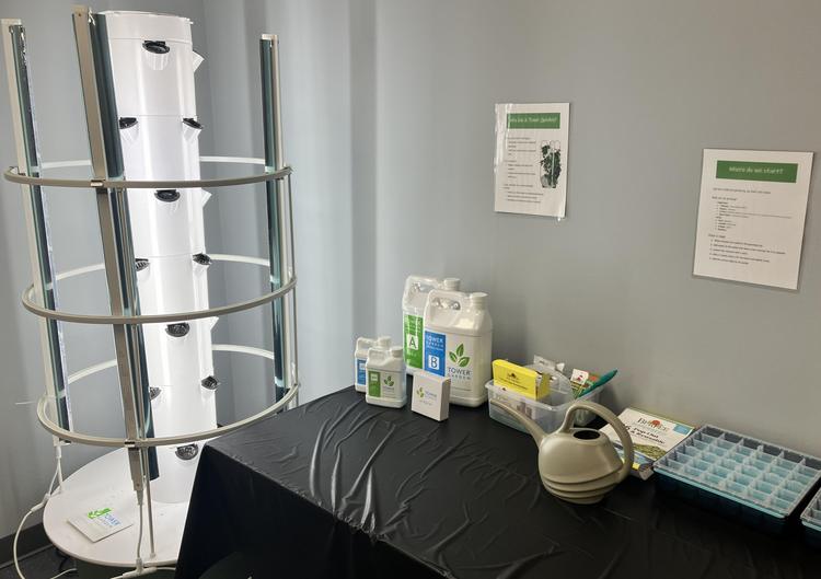 Extension office grows green