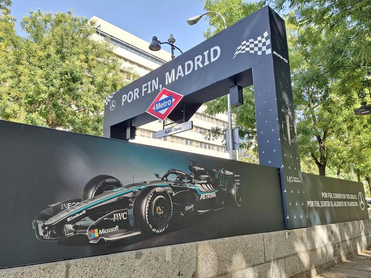 “POR FIN, MADRID”: MERCEDES-BENZ DA LA BIENVENIDA AL GRAN PREMIO DE ESPAÑA DE FÓRMULA 1