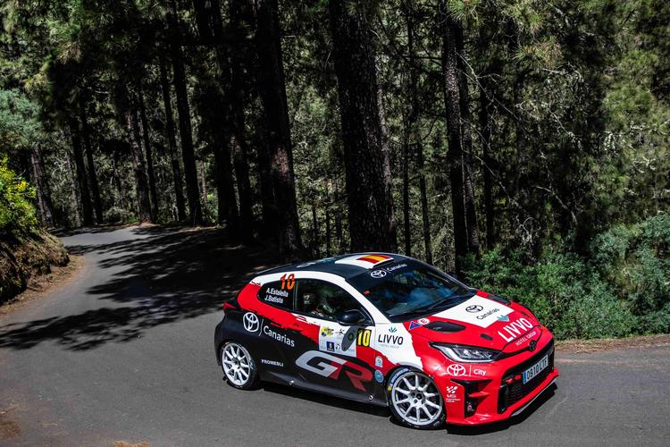 El Toyota GR Yaris RZ de Antonio Estalella, cabeza de cartel en el Rallye Ciudad de Telde